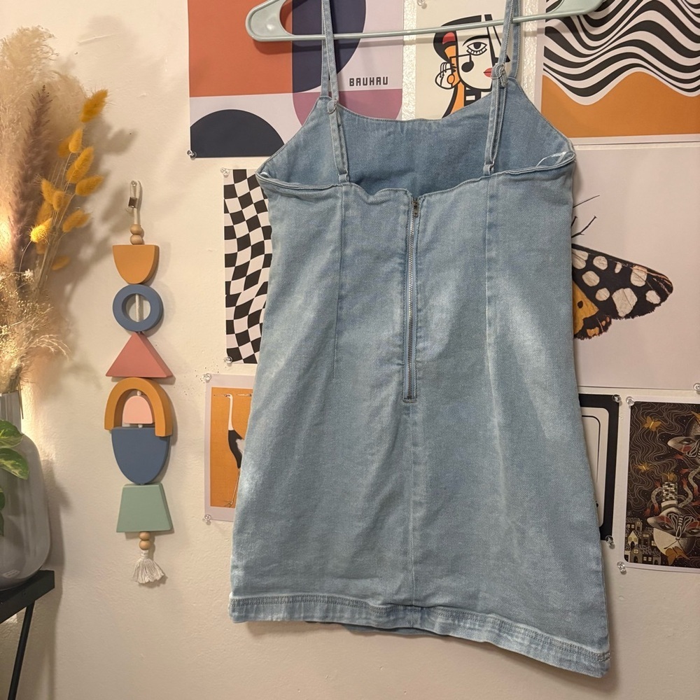 Vintage Lone Star Denim Mini Dress - Picture 9 of 11